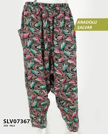 Viskon Düz Paça Anadolu Şalvar (cepli) SLV07367-1433SLV07367