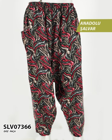 Viskon Düz Paça Anadolu Şalvar (cepli) SLV07366-1432SLV07366