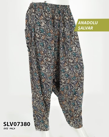 Viskon Düz Paça Anadolu Şalvar (cepli) SLV07380-1313SLV07380