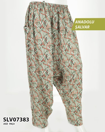 Viskon Düz Paça Anadolu Şalvar (cepli) SLV07383-1317SLV07383