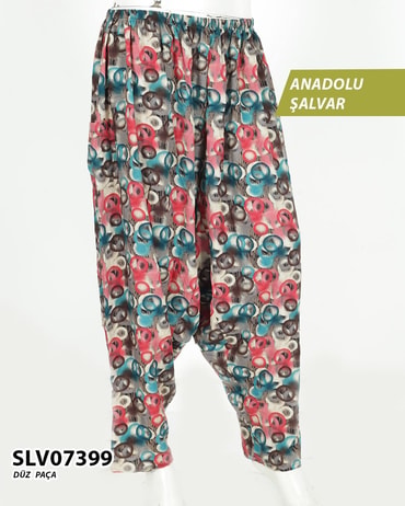 Viskon Düz Paça Anadolu Şalvar (cepli) SLV07399-1335SLV07399