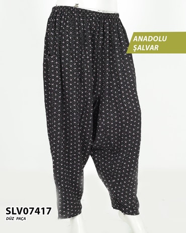 Viskon Düz Paça Anadolu Şalvar (cepli) SLV07417-1225SLV07417