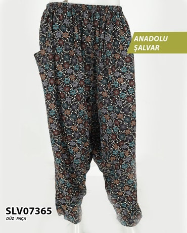 Viskon Düz Paça Anadolu Şalvar (cepli) SLV07365-1431SLV07365
