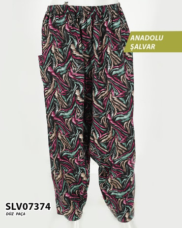 Viskon Düz Paça Anadolu Şalvar (cepli) SLV07374-1306SLV07374