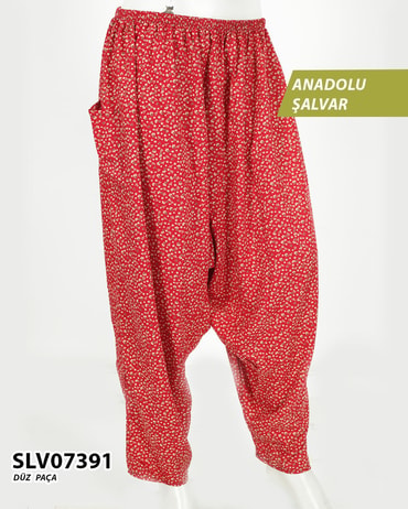 Viskon Düz Paça Anadolu Şalvar (cepli) SLV07391-1326SLV07391
