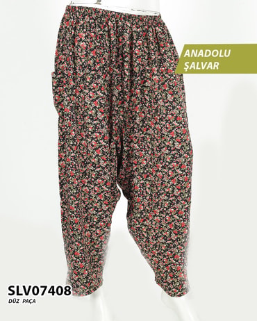 Viskon Düz Paça Anadolu Şalvar (cepli) SLV07408-1211SLV07408
