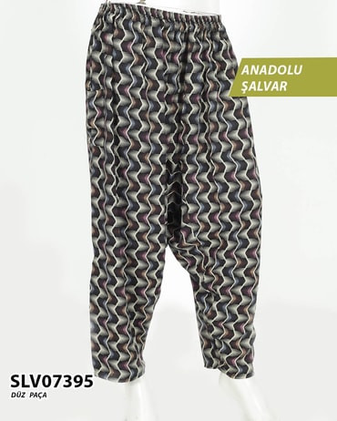 Viskon Düz Paça Anadolu Şalvar (cepli) SLV07395-1330SLV07395
