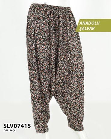 Viskon Düz Paça Anadolu Şalvar (cepli) SLV07415-1220SLV07415