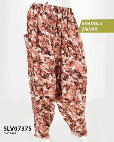 Viskon Düz Paça Anadolu Şalvar (cepli) SLV07375-1307SLV07375