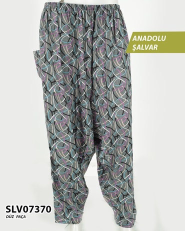 Viskon Düz Paça Anadolu Şalvar (cepli) SLV07370-1436SLV07370