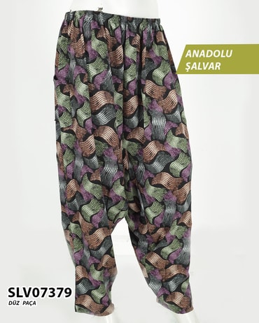 Viskon Düz Paça Anadolu Şalvar (cepli) SLV07379-1312SLV07379