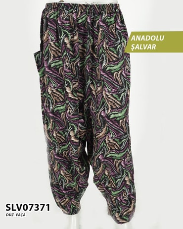 Viskon Düz Paça Anadolu Şalvar (cepli) SLV07371-1301SLV07371