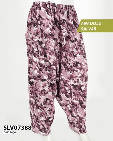 Viskon Düz Paça Anadolu Şalvar (cepli) SLV07388-1323SLV07388