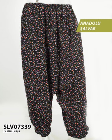 Viskon Lastik Paça Anadolu Şalvar  SLV07339-1120SLV07339