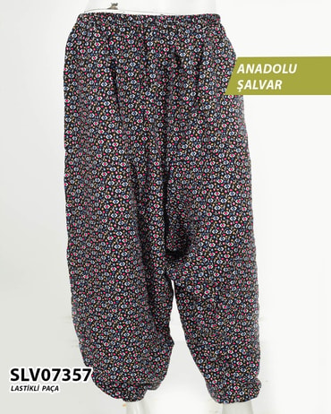 Viskon Lastik Paça Anadolu Şalvar  SLV07357-1006SLV07357