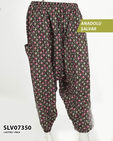 Viskon Lastik Paça Anadolu Şalvar  SLV07350-1132SLV07350