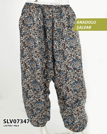 Viskon Lastik Paça Anadolu Şalvar  SLV07347-1129SLV07347
