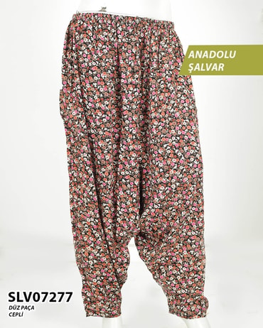 Viskon Lastik Palça Anadolu Şalvar (Cepli) SLV07277-14404SLV07277