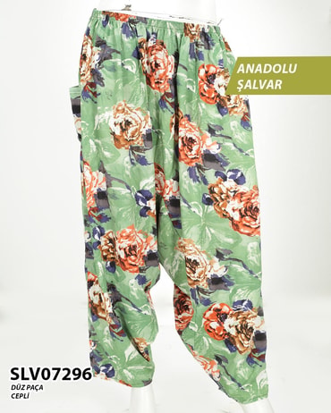 Viskon Lastik Palça Anadolu Şalvar (Cepli) SLV07296-14105SLV07296