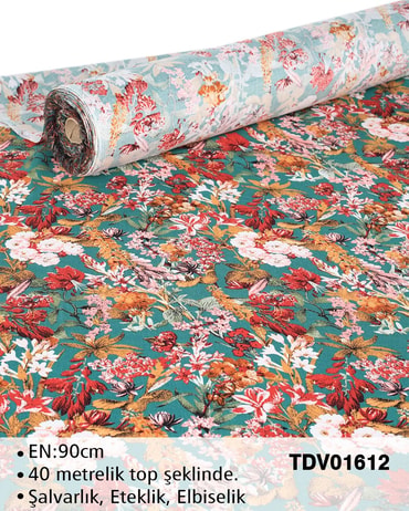 Yeni Sezon Dar En Pamuk Viskon Top Kumaş TDV01612TDV01612