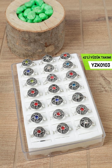 Yüzük 42 li Paket YZK0103-20630YZK0103-20630