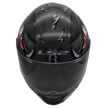  LS2 RAPID 2 SPOX GRİ-KIRMIZI KASK