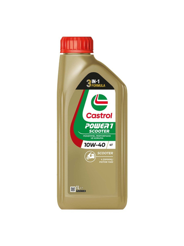 Castrol Power 1 Scooter 4T 10W-40 1 Litre Motor Yağı
