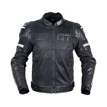 FORTE GT TITAN Siyah / Hörgüçlü 4 Mevsimlik Deri Mont