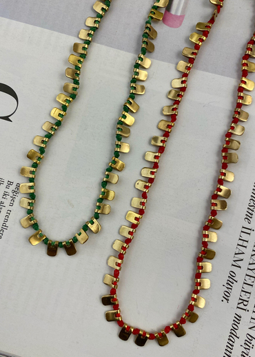 Bronz El Yapımı Kolye