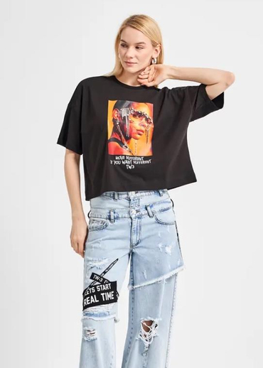 Elişlemeli Tasarım Tshirt 