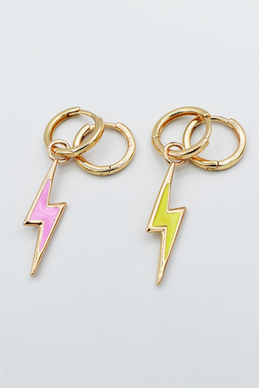 Mineli Şimşek Küpe 