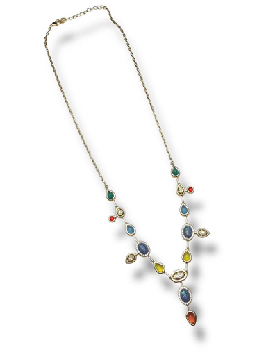 Renkli Taşlı Kolye