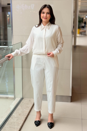 Nurcan Çetin Tapered Fit Pantolon