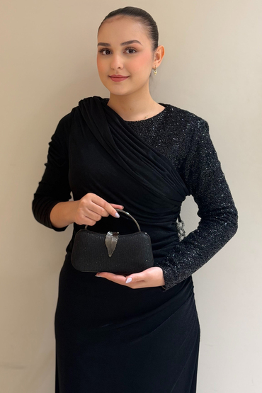 Mahal Bags Box Yaprak Kilit Abiye Çanta