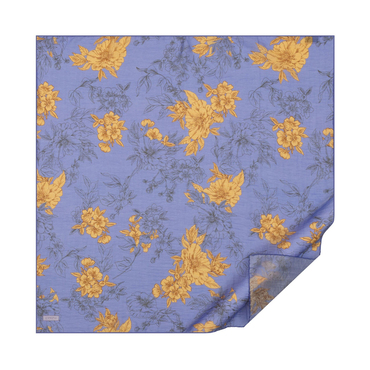 İpekevi Soft Floral Desenli Tenzel Eşarp