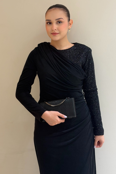 Mahal Bags Box Oval Kilitli Abiye Çanta