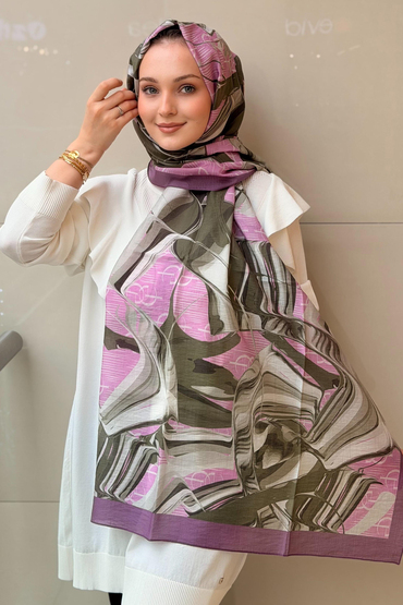 İpekevi Flora Desen Soft Şal