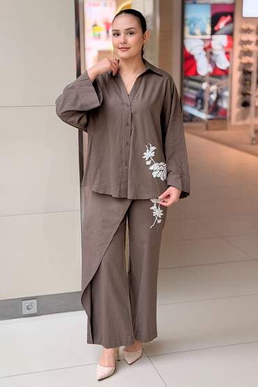 Missemramiss Linen Nakışlı Takım