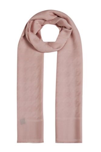İpekevi 4390 Dört Mevsim Kazayağı Desenli Monogram Şal