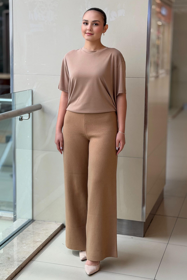 İpekyol Triko Wide Leg Fit Pantolon