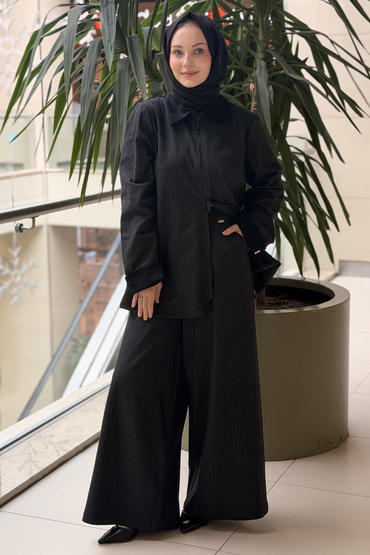 Missdalida Geniş Paça Denim Pantolon