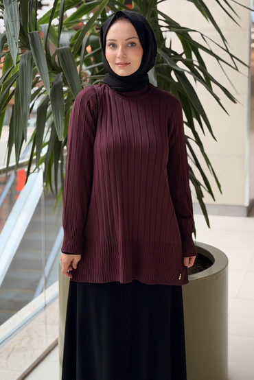 Missdalida Kalın Fitilli Beli Lastikli Tunik