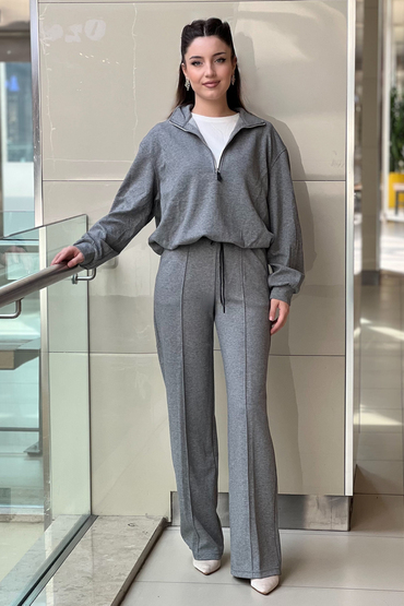 İpekyol Triko Mix Colorblock Pantolon
