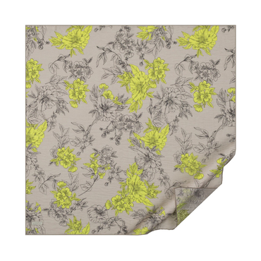İpekevi Soft Floral Desenli Tenzel Eşarp
