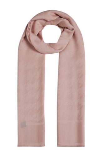 İpekevi 4390 Dört Mevsim Kazayağı Desenli Monogram Şal