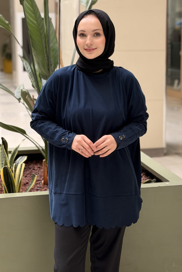Tığ Triko Oversize Tunik