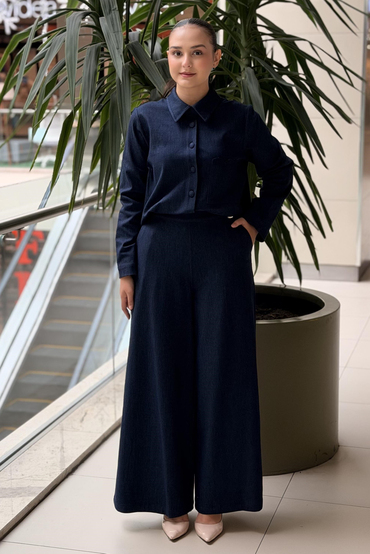 Missdalida Geniş Paça Denim Pantolon
