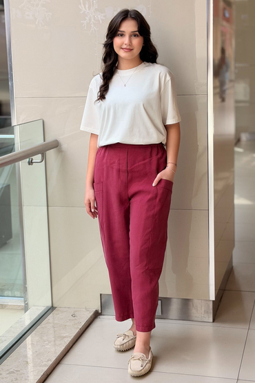 Sentez Kanguru Kanvas Pantalon
