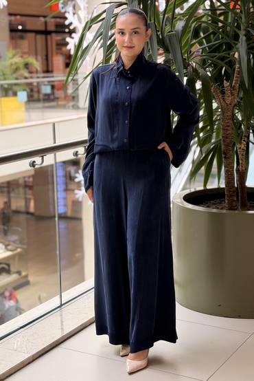 Missdalida Geniş Paça Klasik Pantolon