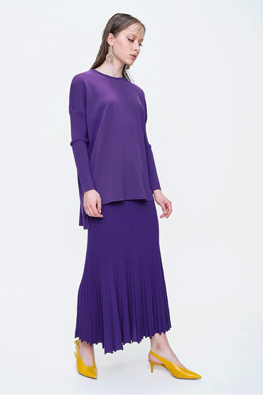 Nuss 116 Sıkma Kol Merserize Tunik